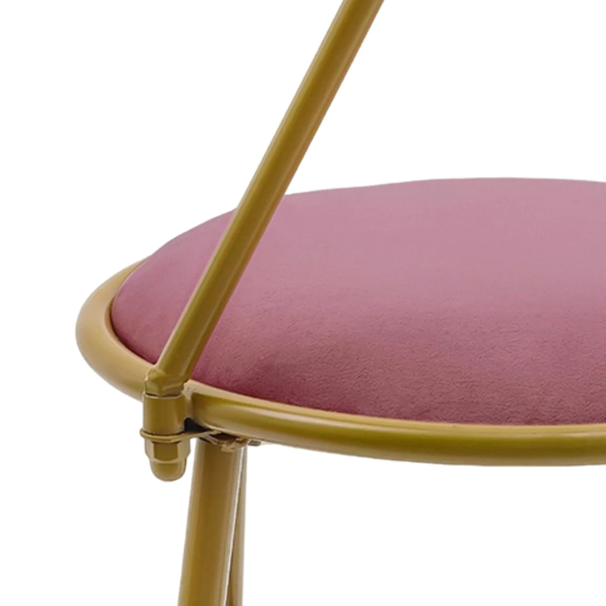 Pink Butterfly Accent Chair with Flannel Cushion