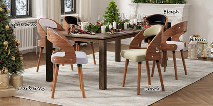 Farini Upholstered Wood Dining Chairs, Set of 2