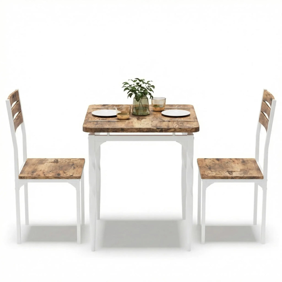 Farmhouse Dining Table Set for 2