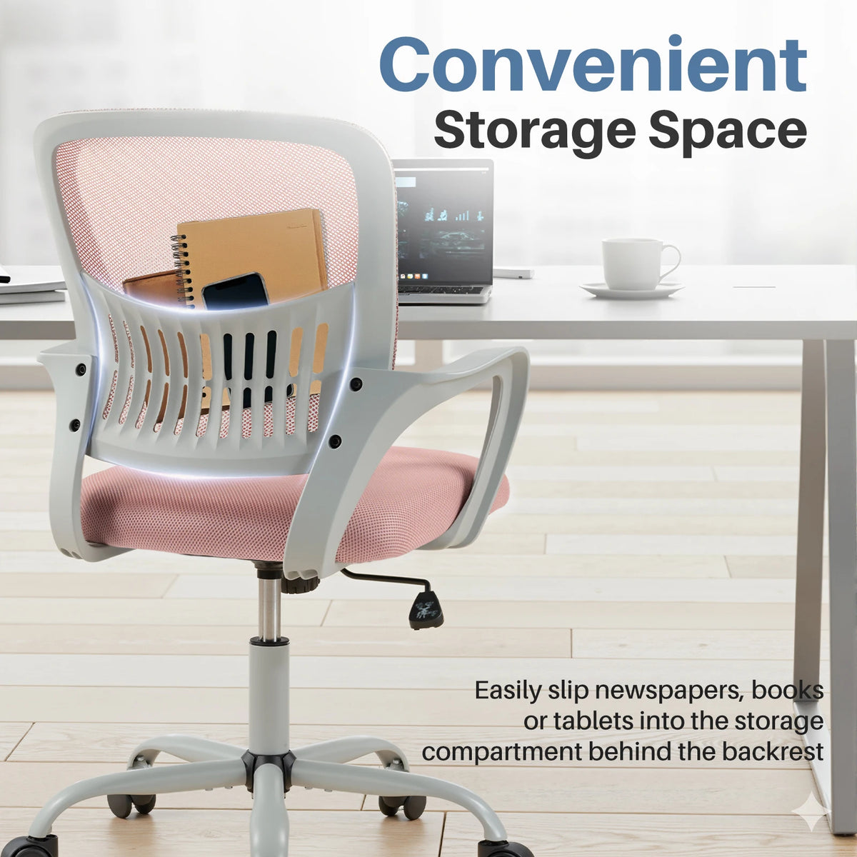 MCQ Ergonomic Office Chair, Mid Back