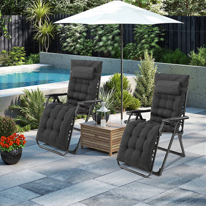 JHK Zero Gravity Lounge Chair with Cup Holder