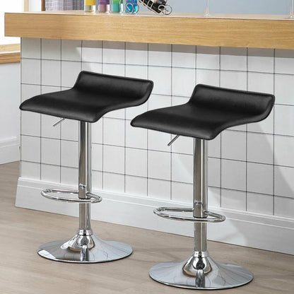 Adjustable Backless Bar Stools, Set of 2