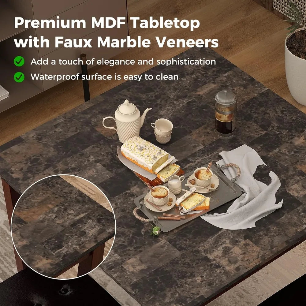 Counter Height Dining Table Set for 4