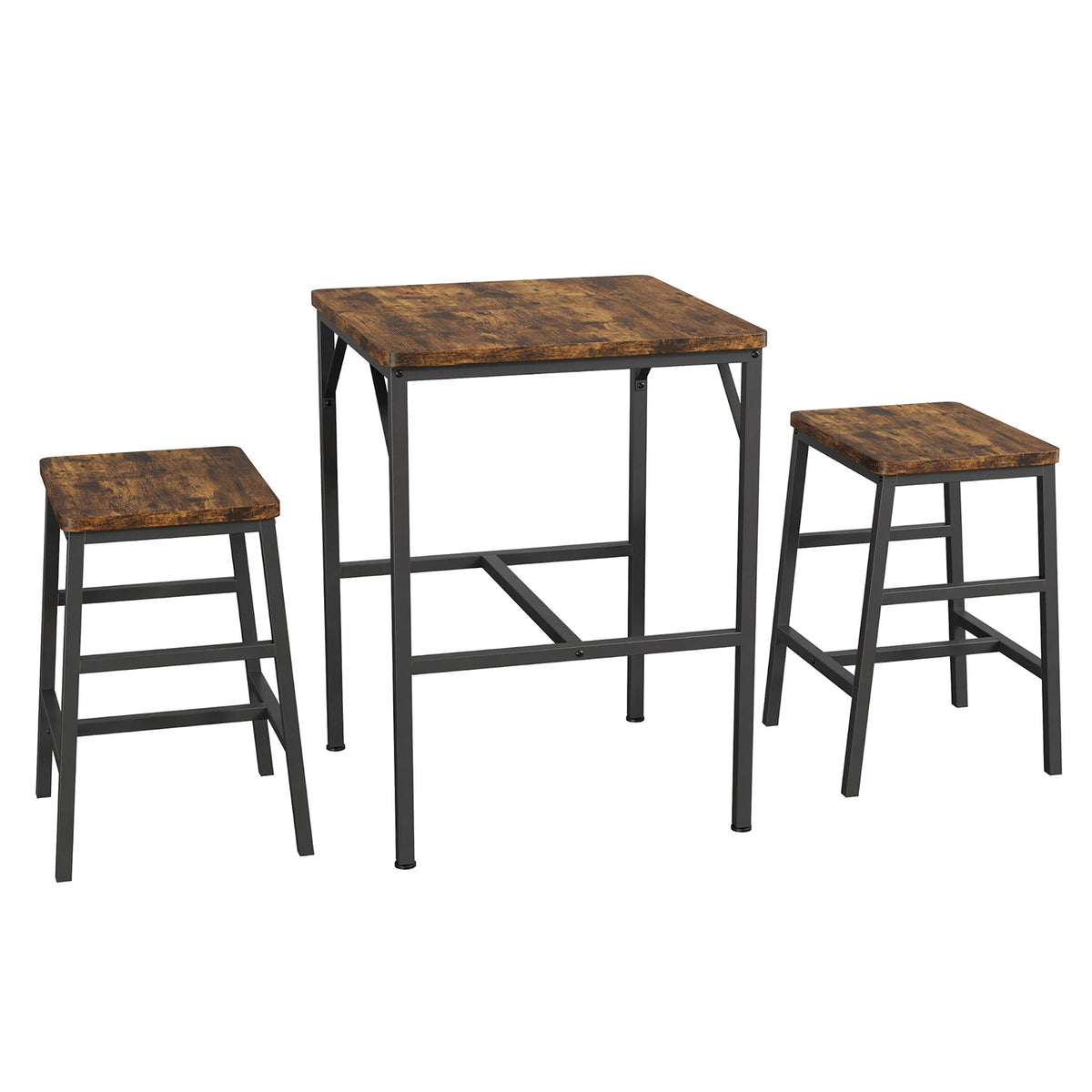 3-Piece Pub Height Table Set with Stools