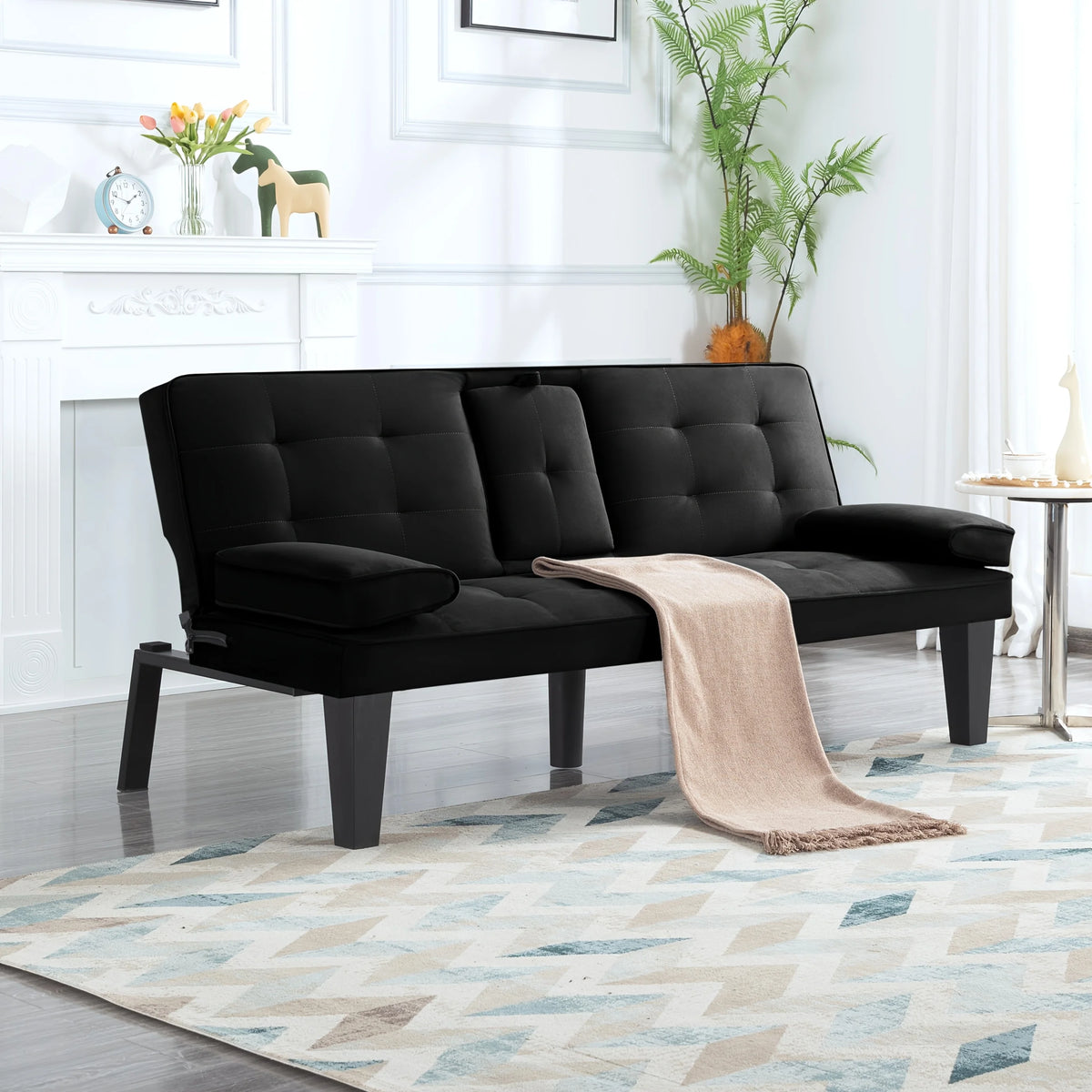 Foldable Sofa Bed, Convertible Sleeper