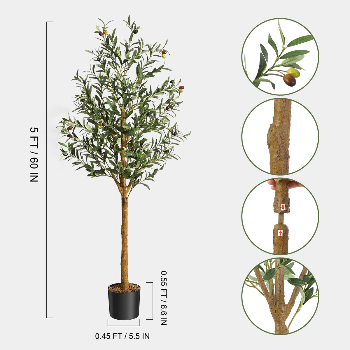 Artificial Olive Tree