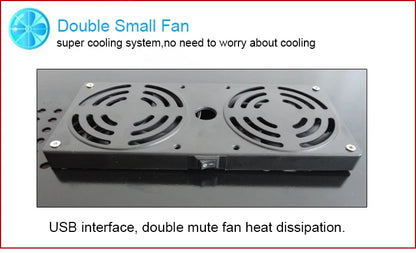 Adjustable Laptop Desk Stand with Cooling Fan
