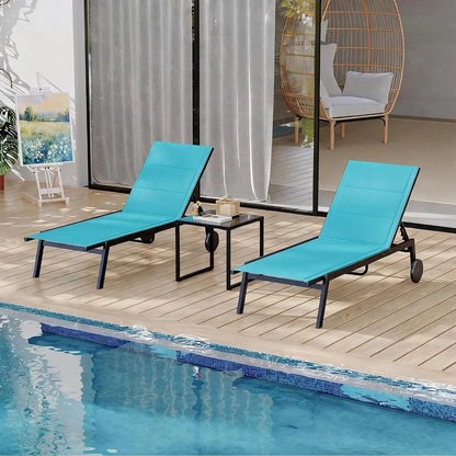 Garvee Outdoor Lounge Chair with Side Table