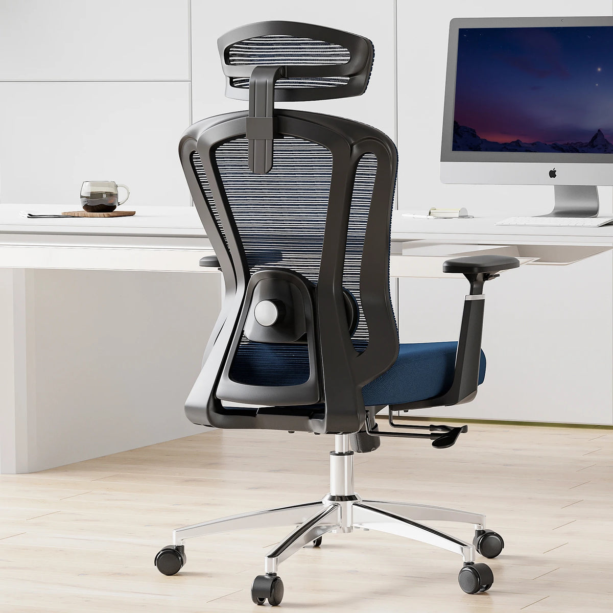 High-Back Ergonomic Office Chair, Heavy Duty