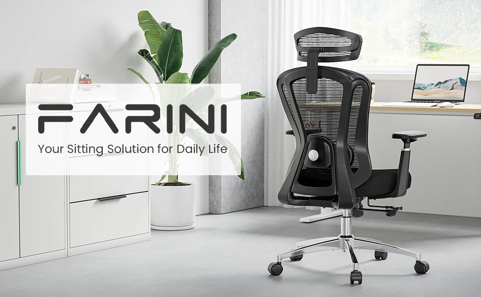 High-Back Ergonomic Office Chair, Heavy Duty