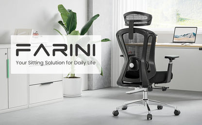 High-Back Ergonomic Office Chair, Heavy Duty