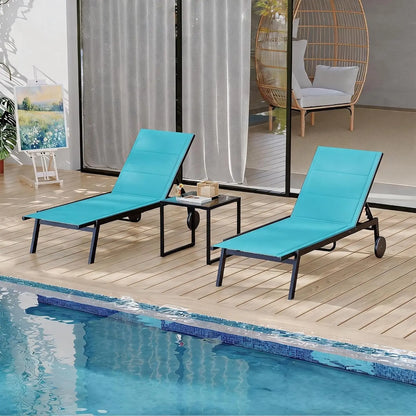 Garvee Outdoor Lounge Chair with Side Table