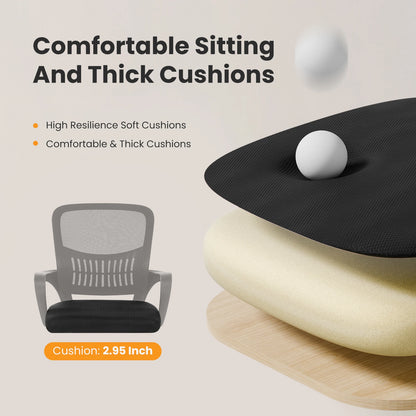 MCQ Ergonomic Office Chair, Mid Back
