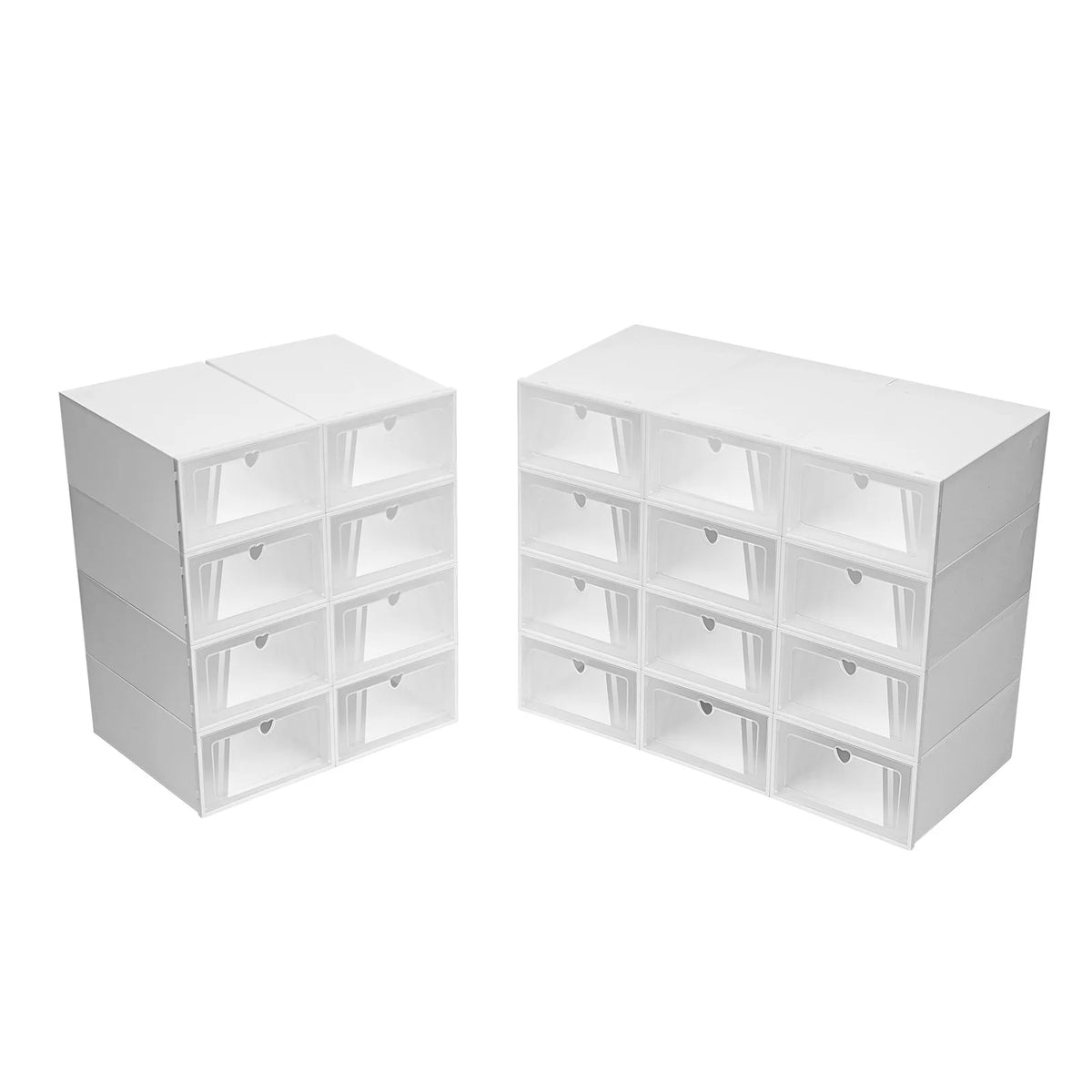 20-Pack Stackable Shoe Boxes