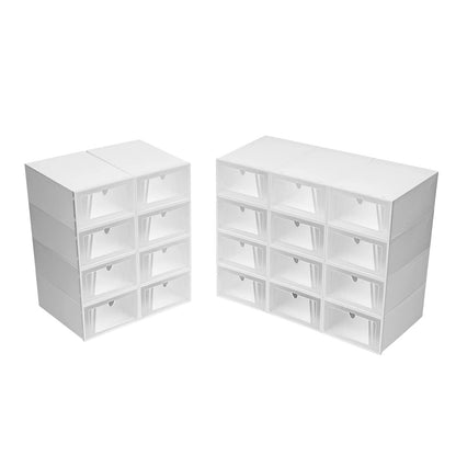 20-Pack Stackable Shoe Boxes