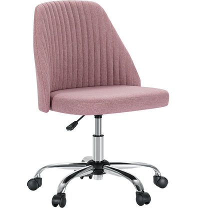 JHK Armless Vanity Swivel Desk Chair