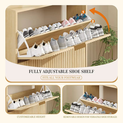 Modern Slim Shoe Storage Cabinet