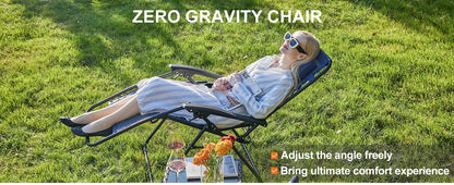 JHK Zero Gravity Recliner Chairs, Set of 2