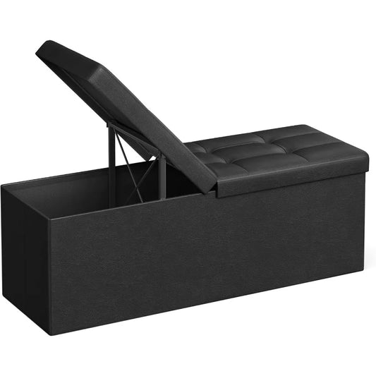 43" Storage Ottoman Bench with Flip Lid
