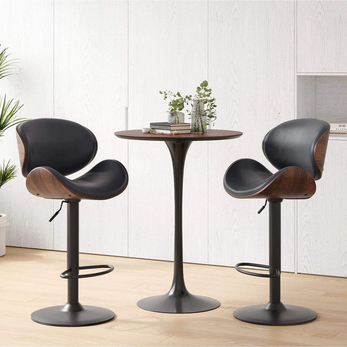 Farini Swivel Bar Stools, Set of 2