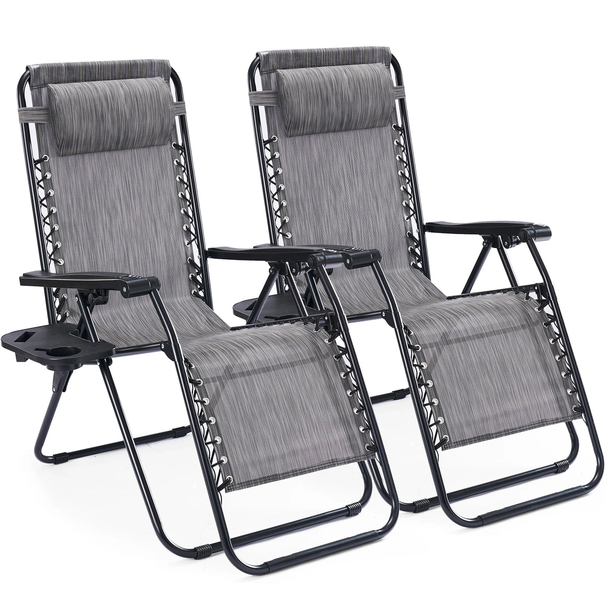 JHK Zero Gravity Recliner Chairs, Set of 2