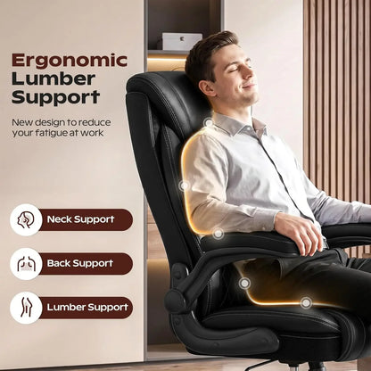 Ergonomic High-Back Office Chair, Big & Tall