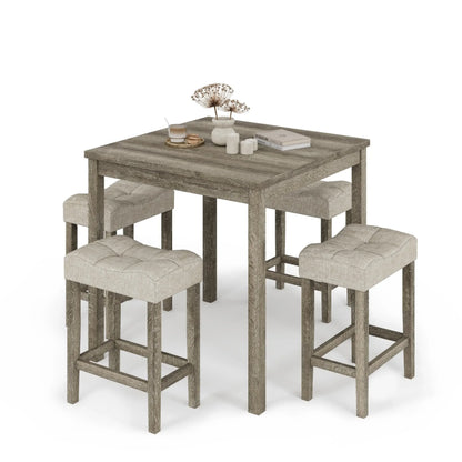 Counter Height Bar Table Set with Stools