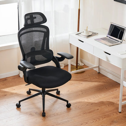 JHK Mesh Office Chair with Flip-Up Arms