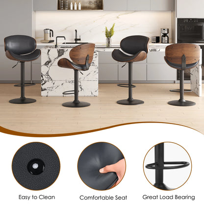 Farini Swivel Bar Stools, Set of 2