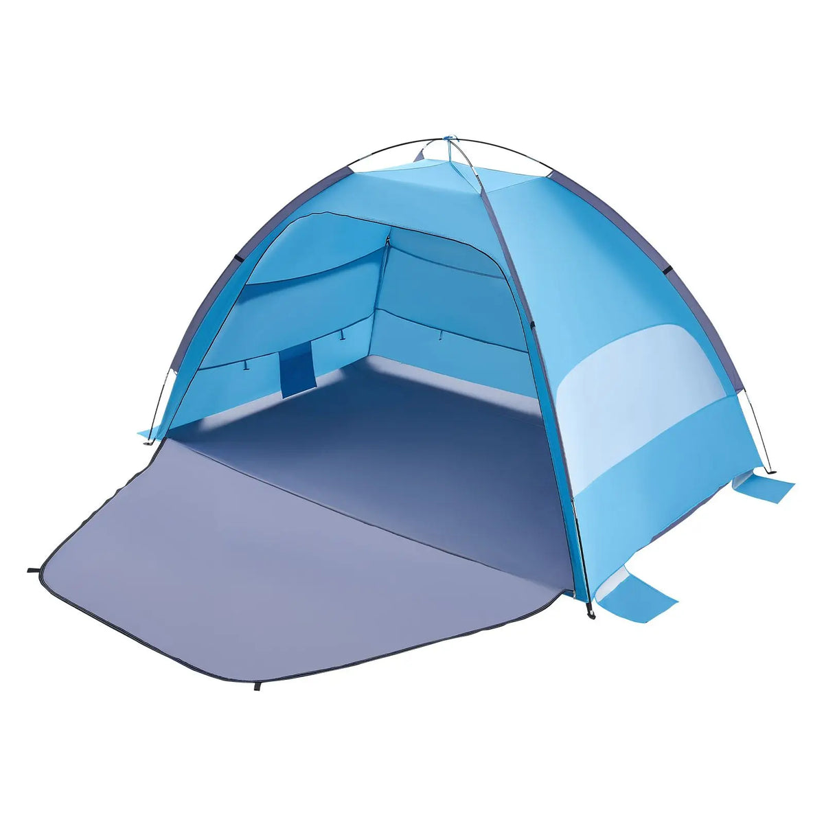 4-Person Beach Tent Sun Shelter, UPF 50+