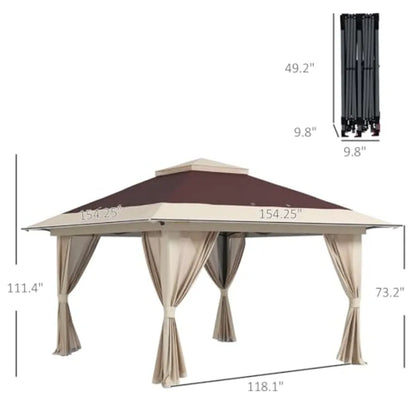13x13 Pop Up Gazebo, UPF 50+