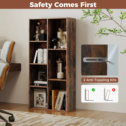 7-Cube Freestanding Bookcase