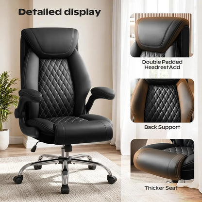 Ergonomic High-Back Office Chair, Big & Tall
