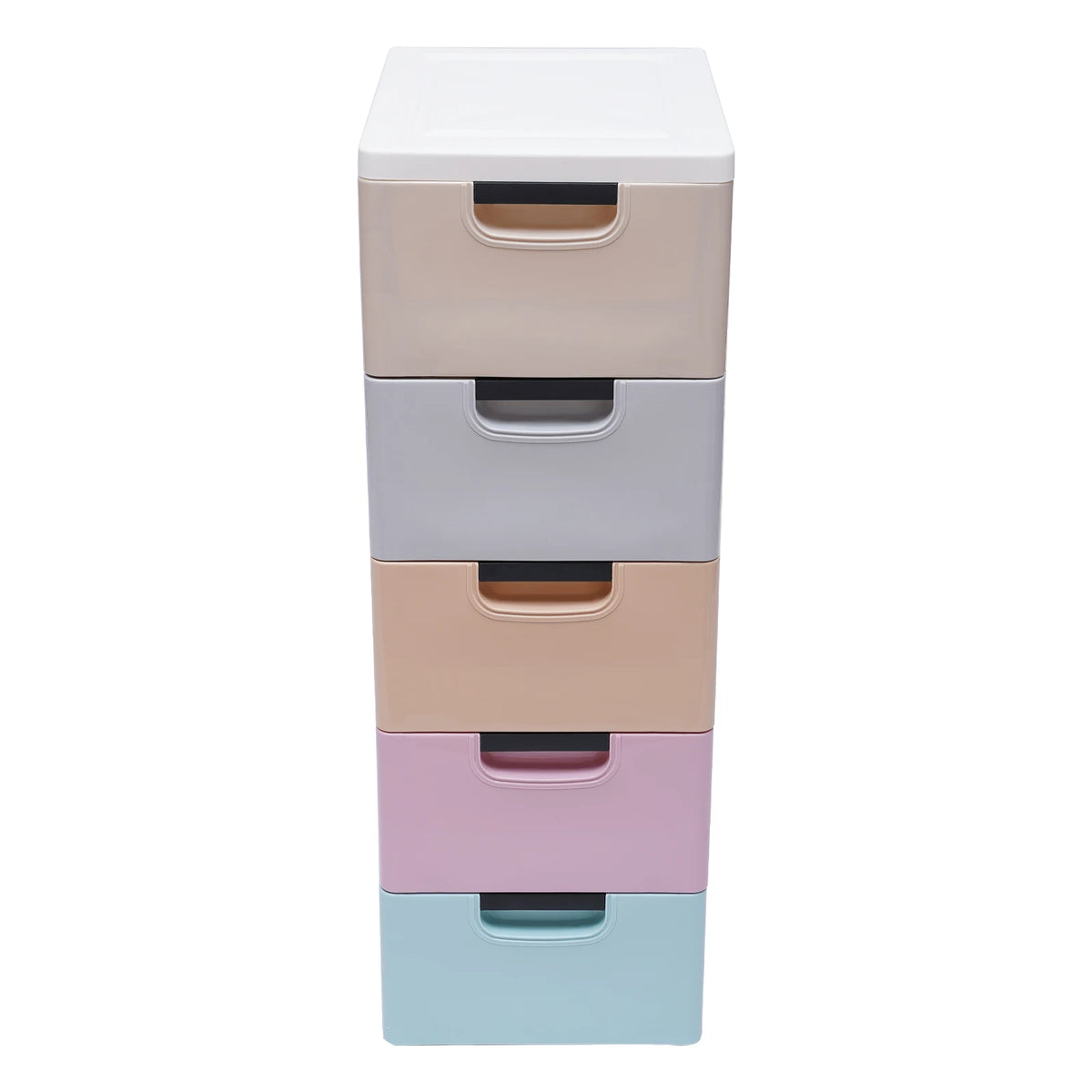 5-Drawer Plastic Storage Dresser Tower