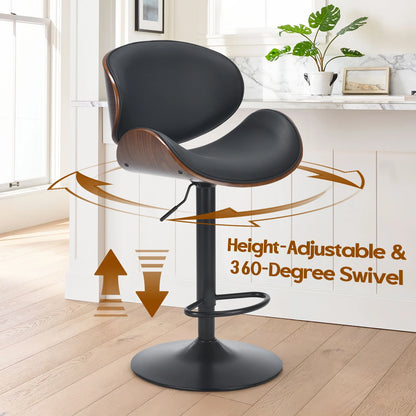 Farini Swivel Bar Stools, Set of 2