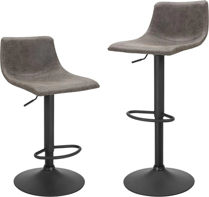 Swivel Counter Height Bar Stools, Set of 2
