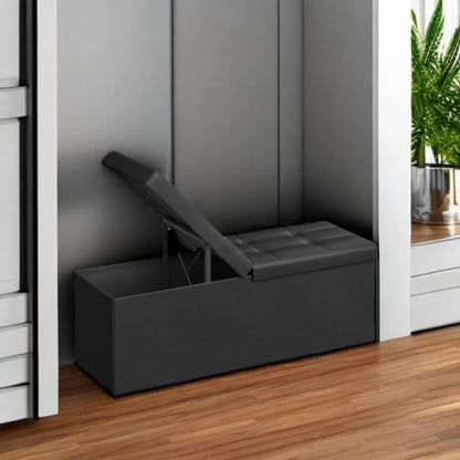 43" Storage Ottoman Bench with Flip Lid