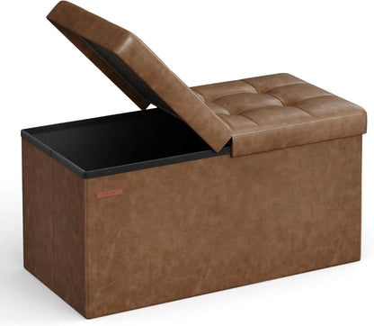 43" Storage Ottoman Bench with Flip Lid