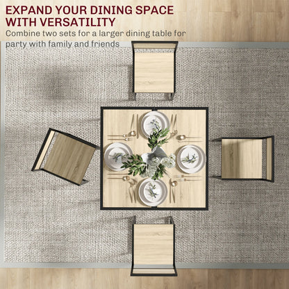 Homcom Compact Dining Table Set for 2