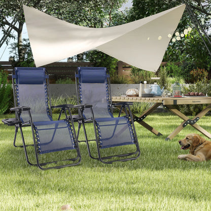 JHK Zero Gravity Recliner Chairs, Set of 2