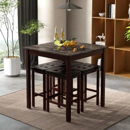 Counter Height Dining Table Set for 4