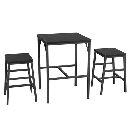 3-Piece Pub Height Table Set with Stools