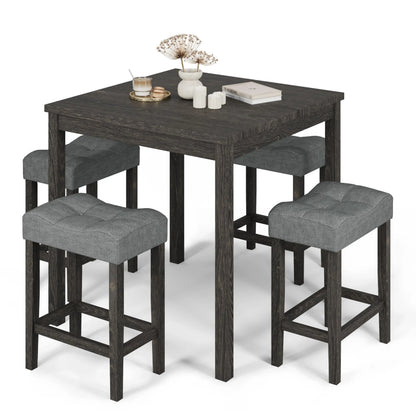 Counter Height Bar Table Set with Stools