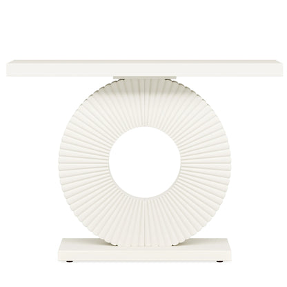 Tribesigns Console Table with Geometric Base