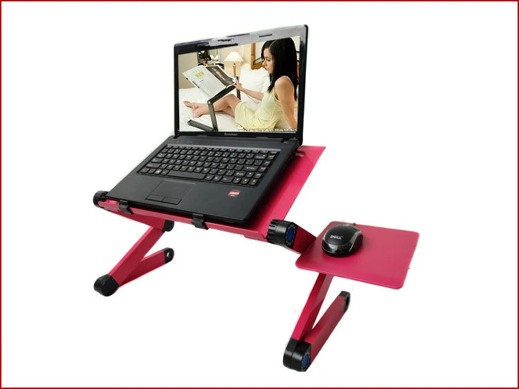 Adjustable Laptop Desk Stand with Cooling Fan