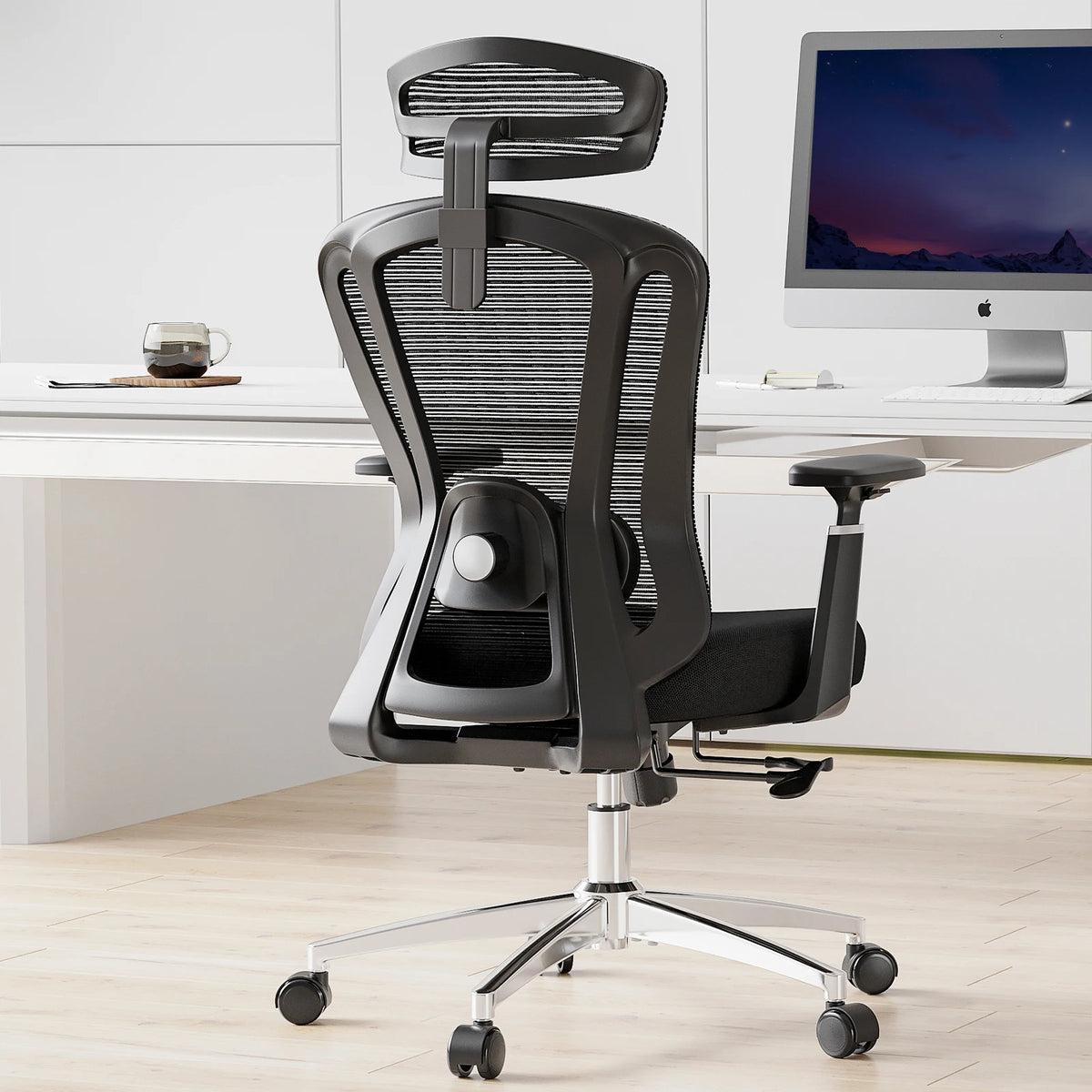 High-Back Ergonomic Office Chair, Heavy Duty