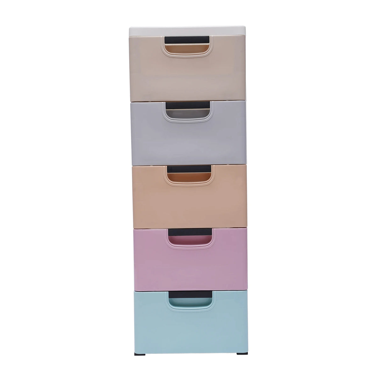 5-Drawer Plastic Storage Dresser Tower