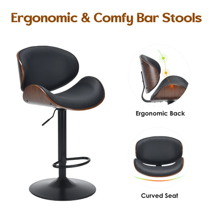 Farini Swivel Bar Stools, Set of 2