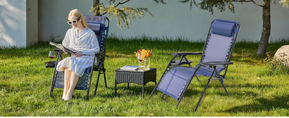 JHK Zero Gravity Recliner Chairs, Set of 2