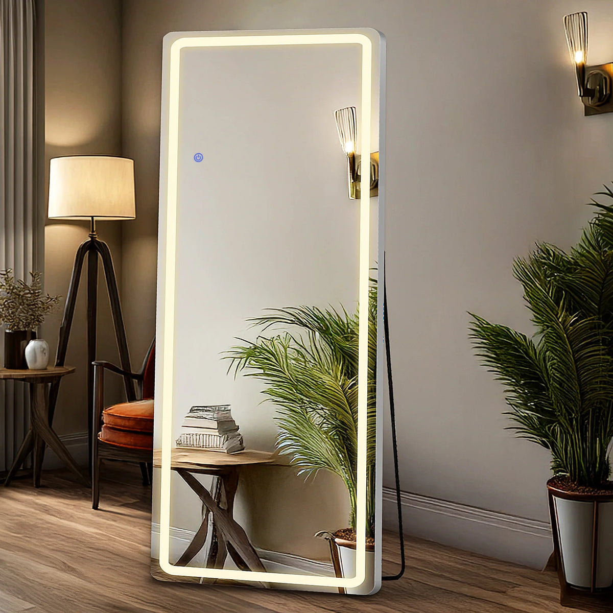 MCQ LED Full Length Mirror, 64"x21"